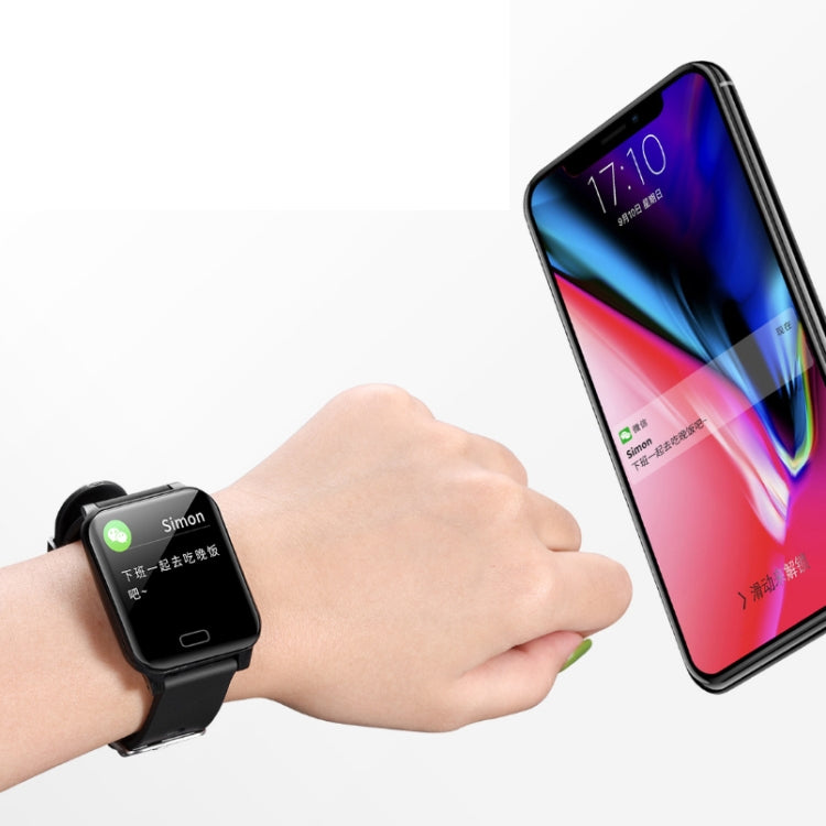 Pulsera Inteligente Y12 con Pantalla 1.1 Pulgadas, IP67, NFC, Llamada Bluetooth, Monitoreo Cardíaco y de Presión (Negro)