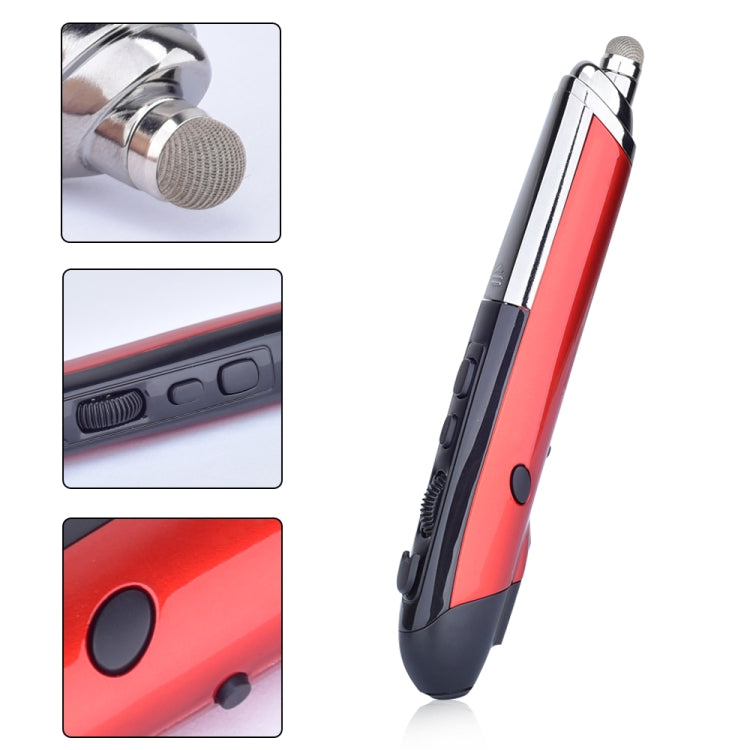 Ratón Inalámbrico Pr-08 1600Dpi 6 Teclas 2.4G Pizarra Electrónica Bolígrafo Multifunción Ppt Flip Pen (Blanco)