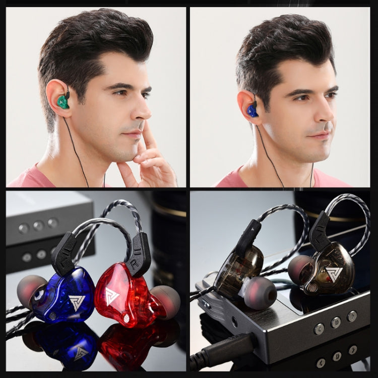 Auriculares Deportivos Qkz Ak6 In-Eur 3.5Mm Subwoofer Cableado (Amarillo) 2 Pcs