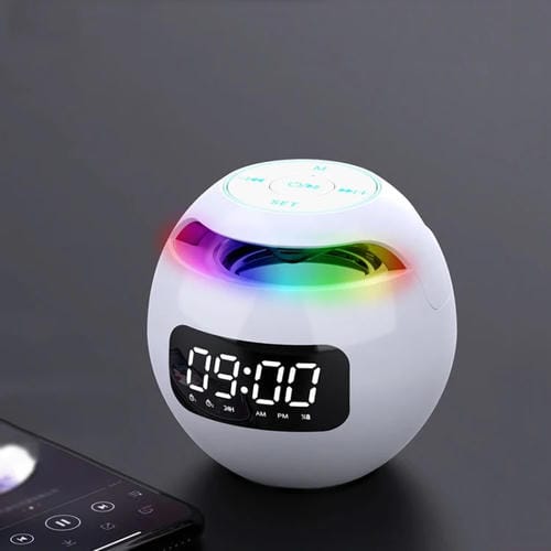 Altavoz Bluetooth Zxl-G90 Portátil Colorido Estilo Versión de Reloj (Blanco)