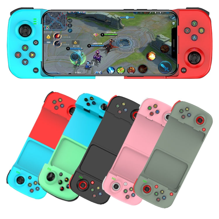 Controlador de Juego Telescópico D3 Bt 5.0 para Teléfono Móvil iOS Android (Azul Verde)