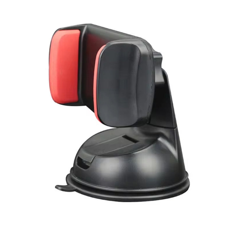 Soporte de Navegación para Coche, Tablero de Instrumentos, Ventosa de Escritorio, Soporte para Teléfono Móvil (Negro y Rojo)