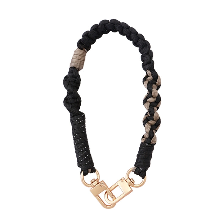 Cordón para Teléfono Móvil Antipérdida Universal Tejido a Mano (Negro)