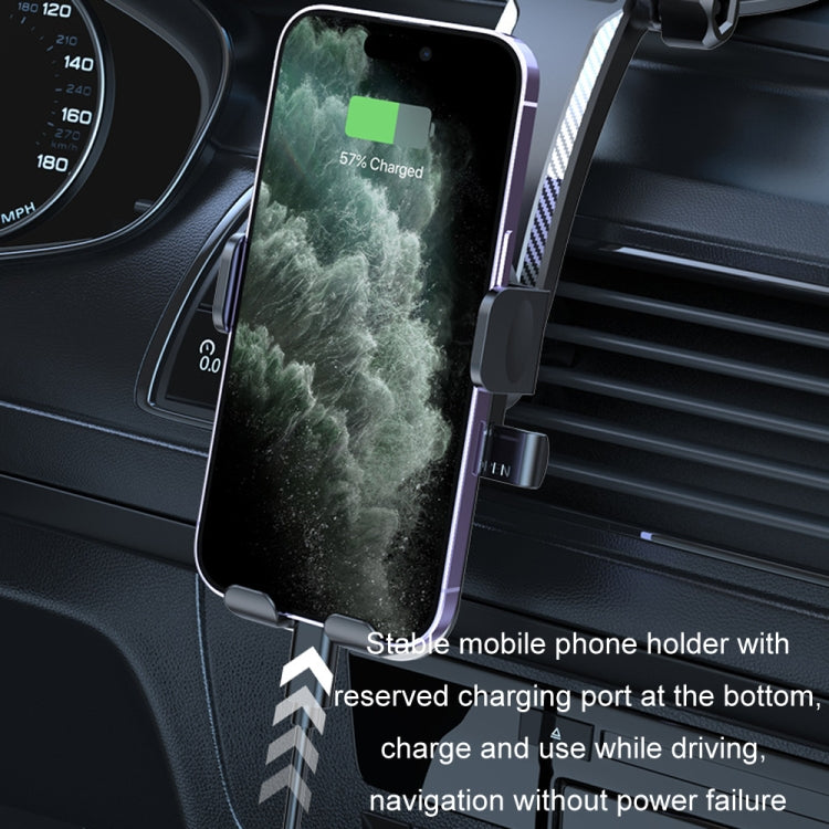 Soporte para Teléfono Móvil con Ventosa para Salpicadero de Coche, con Bloqueo Automático, Estilo: Naranja Telescópico