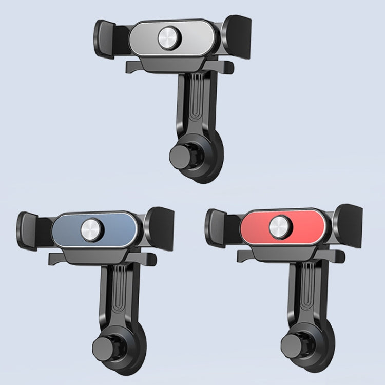 Soporte para Teléfono Móvil con Salida de Aire para Coche, Bloqueo Automático, Soporte de Navegación a Presión (Rojo)