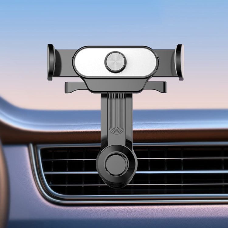 Soporte para Teléfono Móvil con Salida de Aire para Coche, Bloqueo Automático, Soporte de Navegación a Presión (Azul)