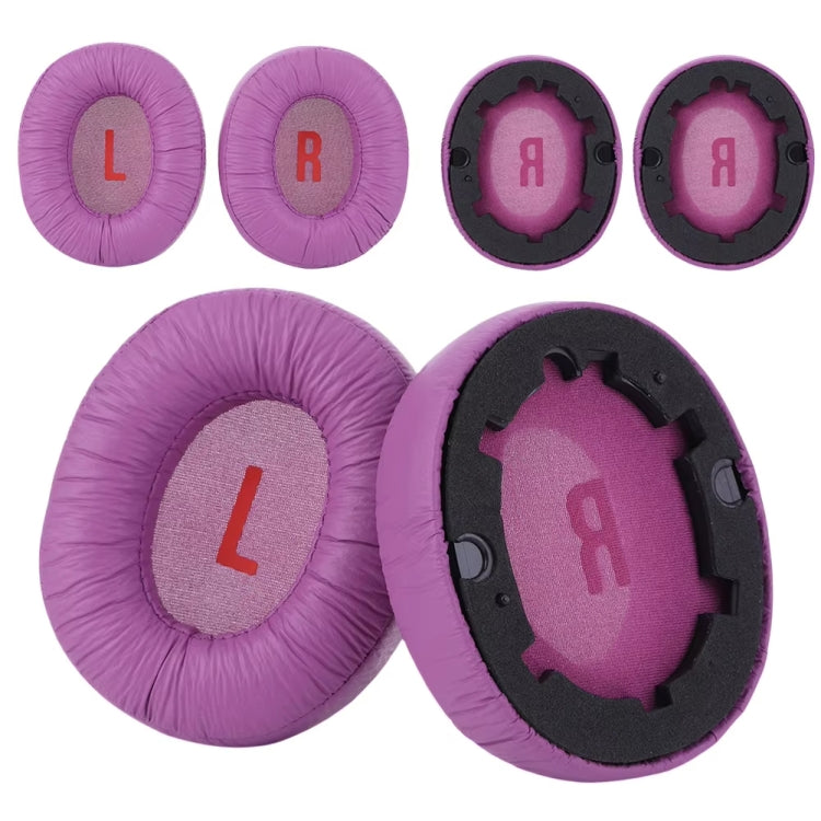 Protectores de Oídos esponja cuero para Auriculares JBL Jr460Nc (Azul)