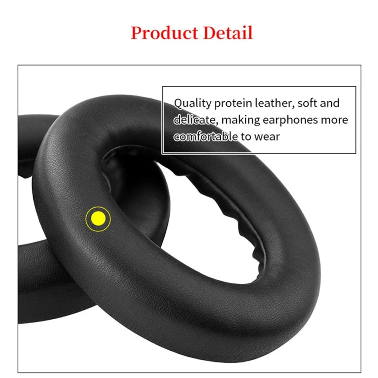 Protectores Auditivos para Auriculares Bose Qc Ultra Cuero con Esponja (Gris)