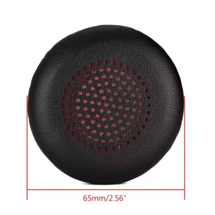 Protectores de Cuero para Auriculares Plantronics Uc B825 con Esponja (Negro)