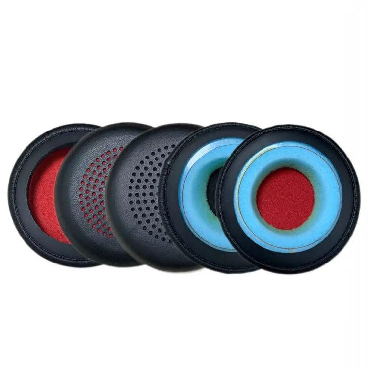 Protectores de Cuero para Auriculares Plantronics Uc B825 con Esponja (Negro)