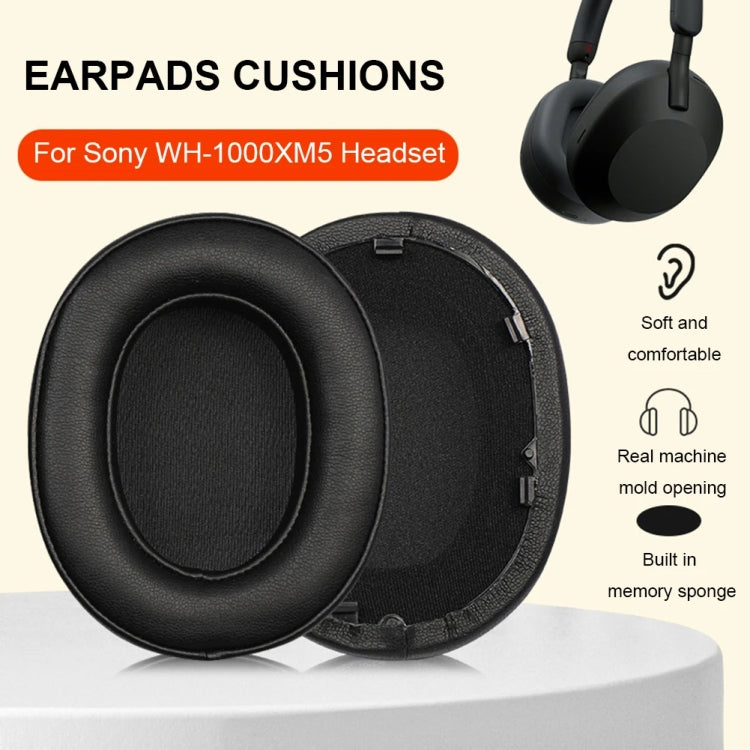 Funda Protectora para Auriculares Bluetooth Sony Wh-1000Xm5 con Diadema y Orejeras (3 en 1) (Beige)