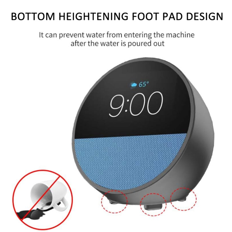 Funda Protectora Silicona Amazon Echo Spot Versión 2024 (Negra)