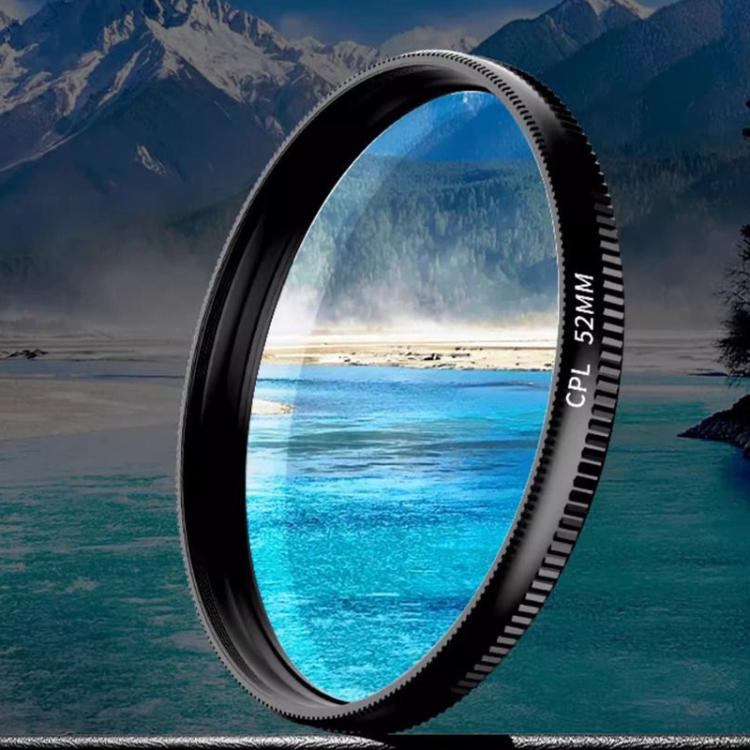 Filtro CPL 52mm con Clip para Lente de Teléfono Móvil