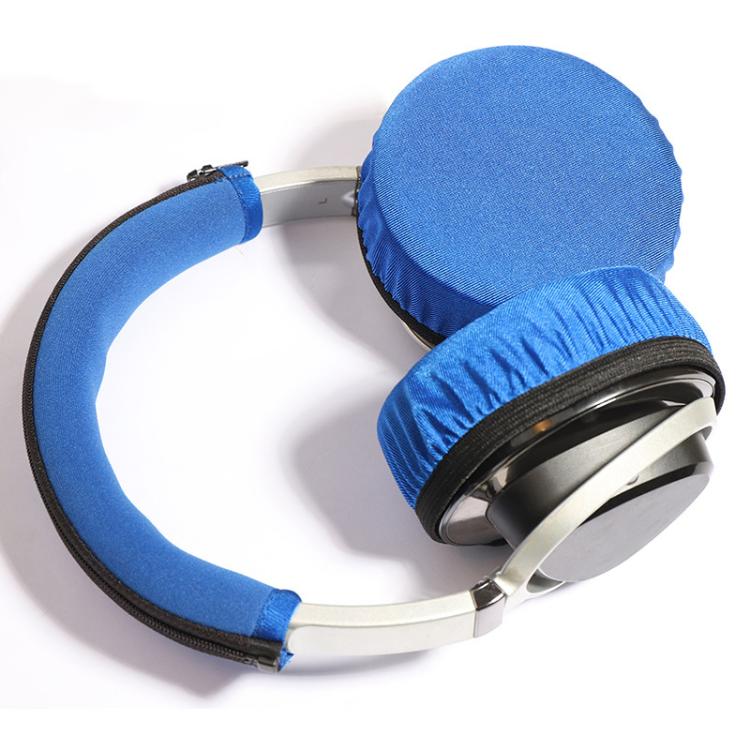 Fundas Protectoras para Auriculares Universales Redondas Reutilizables Transpirables a Prueba de Sudor (Negro) 2 unidades