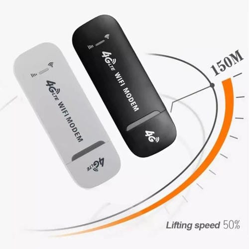 Tarjeta de Internet Inalámbrica 4G LTE Router WIFI Móvil para Automóvil (Gris Blanco)