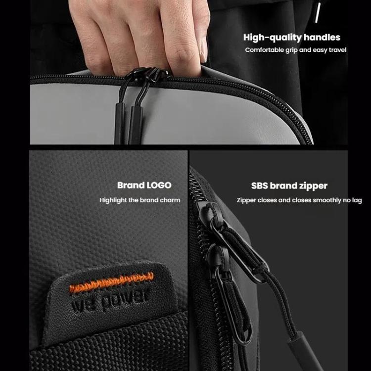 Estuche de viaje Wepower para guardar accesorios digitales impermeable (Azul Oscuro)