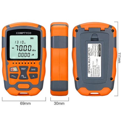 Mini Medidor de Potencia Óptica 4 en 1 Modelo M50 30 Mw Máquina Integrada de Luz Roja Equipo de Prueba Portátil