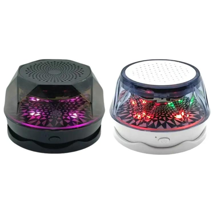 Mini Altavoz Portátil Inalámbrico Bluetooth con Luz de Ambiente RGB Magnética (Blanco)
