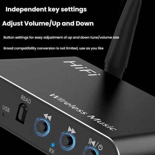 Adaptador de Audio Aux Bluetooth 5.4 2 en 1
