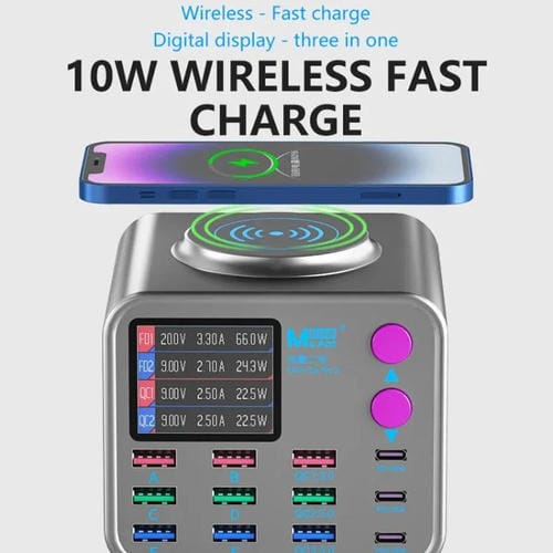 Desktop Charging Station Maant Dianba No.2 Mobile Phones Repair with Multiple USB Port and European Plug