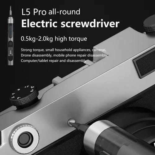 Electric multifunction screwdriver Maant L5Pro with 24 accessories for repairing mobile phones
