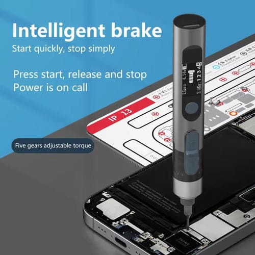 Small Electric Screwdriver Set Maant L5 Multifunction 12 Pieces Mobile Phone Repair