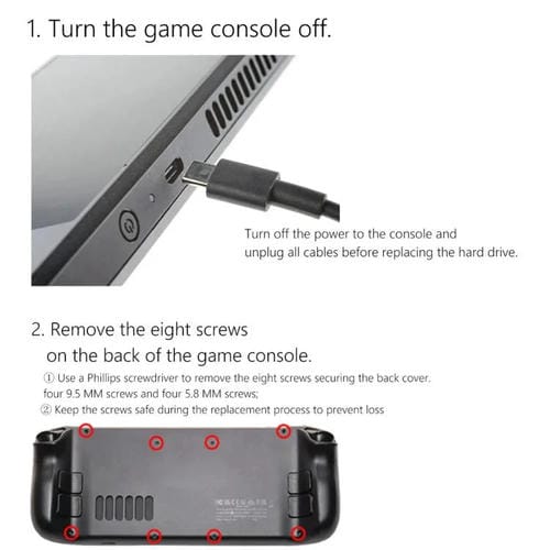 Disipatore di Calore in Rame SSD Steam Deck, Pad Radiatore Nvme M.2 2230 (Set B)