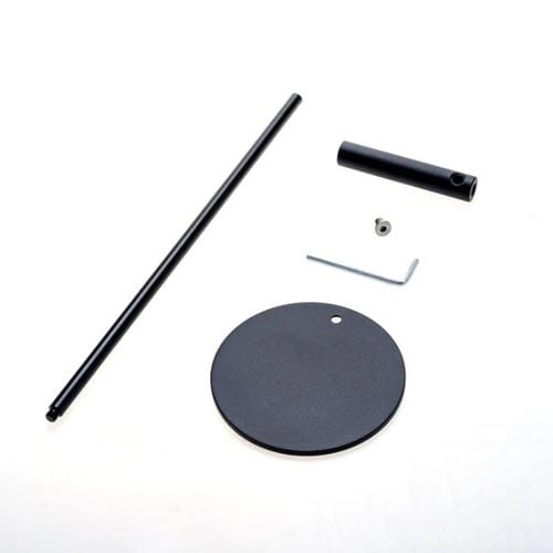 Soporte para Auriculares de Aleación de Aluminio con Pantalla (Negro)