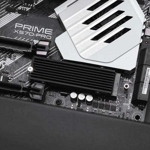 Disipador de Calor de Aluminio Finalcool para SSD Nvme M.2 2280 para PC de Escritorio y PS5 (Negro)