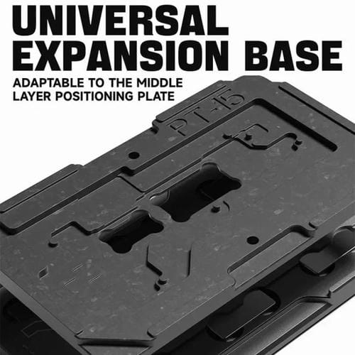 Base Luowei + Cojín de Malla de Estaño CPU Chip Mesa Magnética Almohadilla Silicona (Gris)