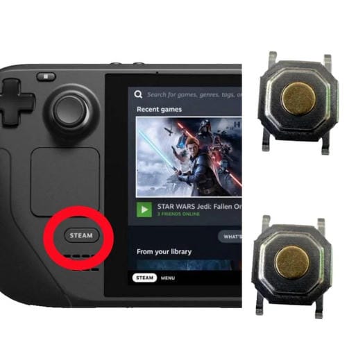 Pulsante Inizio Palm Steam Deck Interruttore di Movimento (Pulsante Inizio)