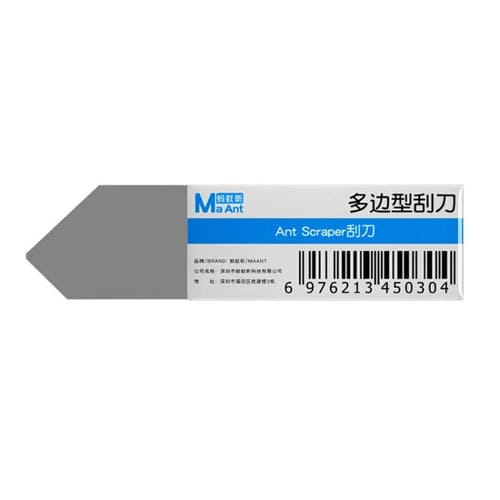Racleur de pâte à souder Maant Oblique Lame en acier inoxydable pour enlever l'étain Outil de retrait de l'étain