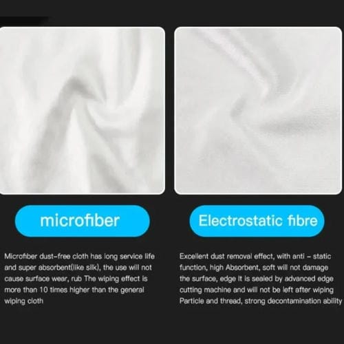Lot 50 Cloths Superfine Fiber Maant Antistatic Industrial Repair Films Cell Phones Dust-Free Lint-Free