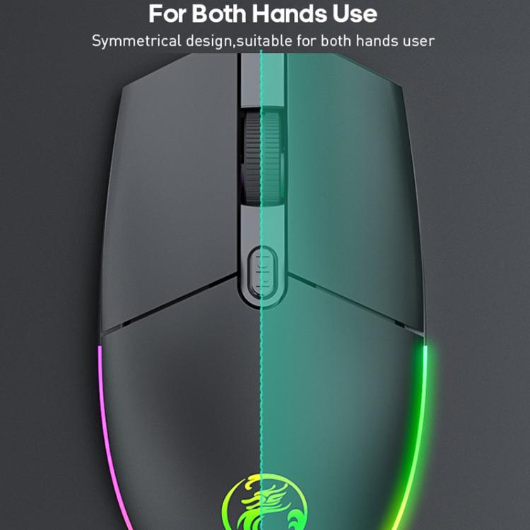 Juego teclado y ratón iMICE AN-350 para juegos con cable teclas suspendidas sensación mecánica (Negro)