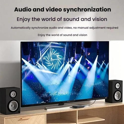 Cable HDMI VegGieg V2.0 4K60Hz conexión video para decodificador TV monitor proyección 5 m (Negro)