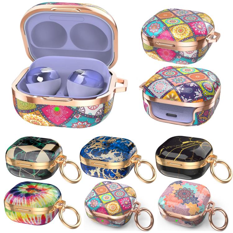 Funda protectora de TPU AhaStyle DD-WG01 para auriculares Samsung Galaxy Buds Pro / Live / 2 / 2 Pro / FE, estilo bohemio