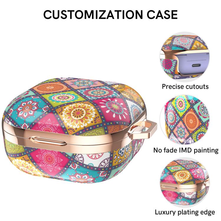 Funda protectora de TPU AhaStyle DD-WG01 para auriculares Samsung Galaxy Buds Pro / Live / 2 / 2 Pro / FE, estilo: luz colorida