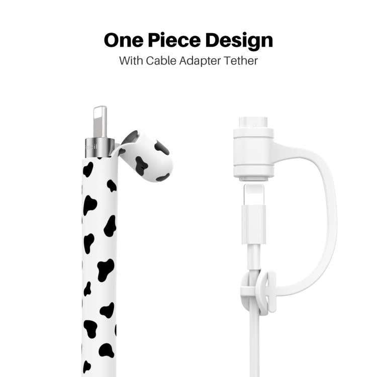 Funda protectora de silicona AhaStyle PT93CW para Apple Pencil 1 (amarilla)