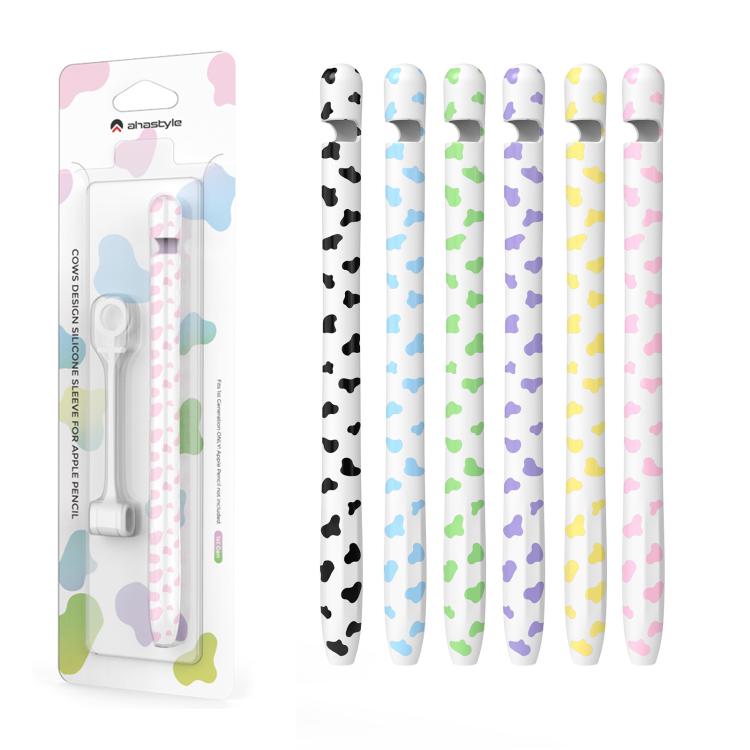 Funda protectora de silicona AhaStyle PT93CW para Apple Pencil 1 (amarilla)