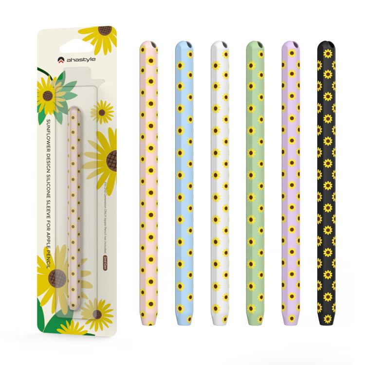 Funda protectora de silicona ligera AhaStyle PT65-SF para Apple Pencil Pro/2 (morada)