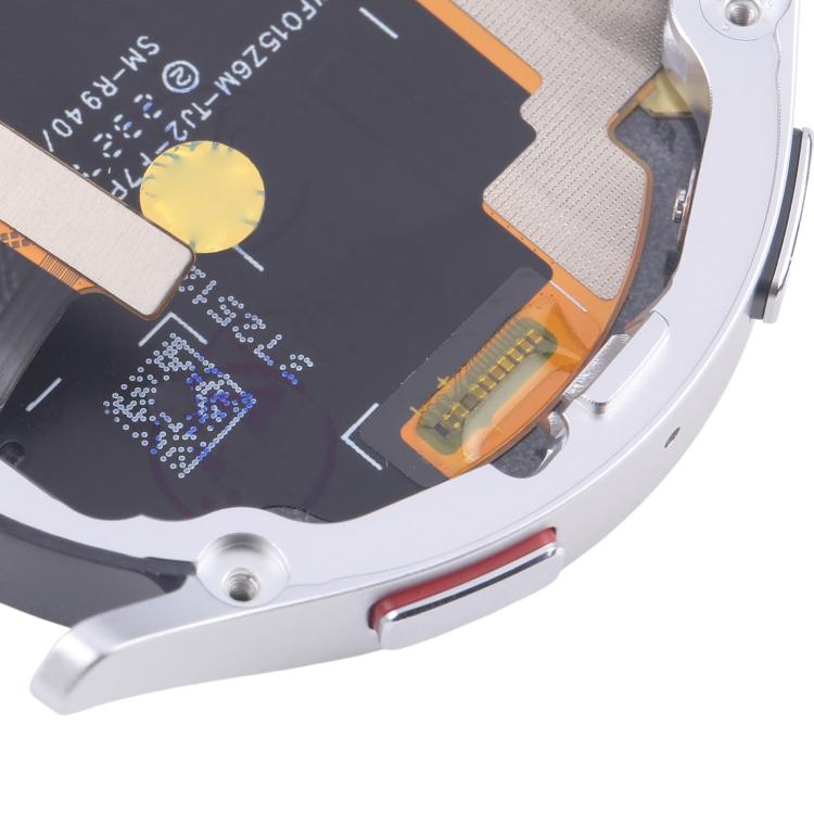 Schermo intero Samsung Galaxy Watch6 44 mm SM-R940/R945 con cornice (Argento)
