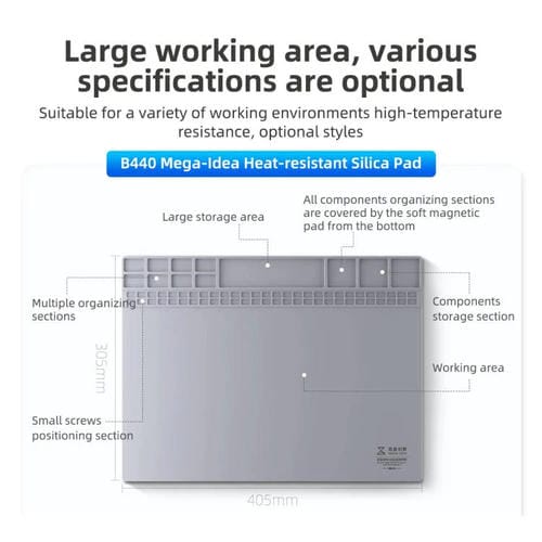 Almohadilla Termica di Silicone Mega-Idea B440