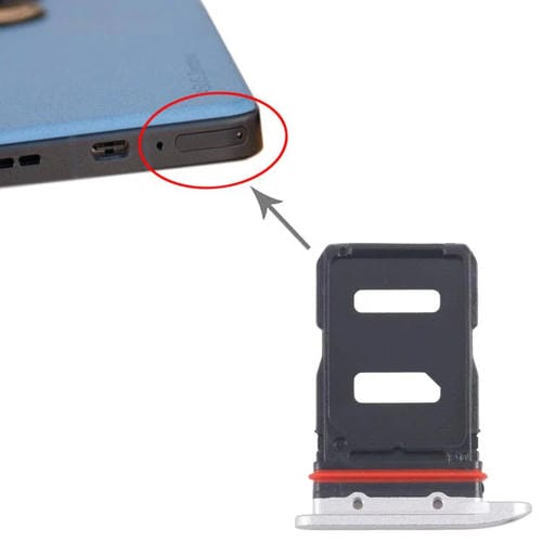 SIM-Kartenfach Asus Zenfone 9 AI2202 (Silber)