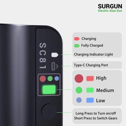 Electric glue dispenser 2uul SC81