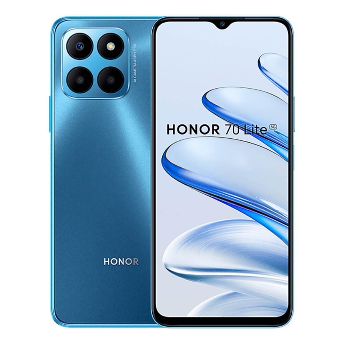 Honor 70 Lite 5G 4GB/128GB Azul (Ocean Blue) Dual SIM Rbn-Nx1 - MOVILSTORE