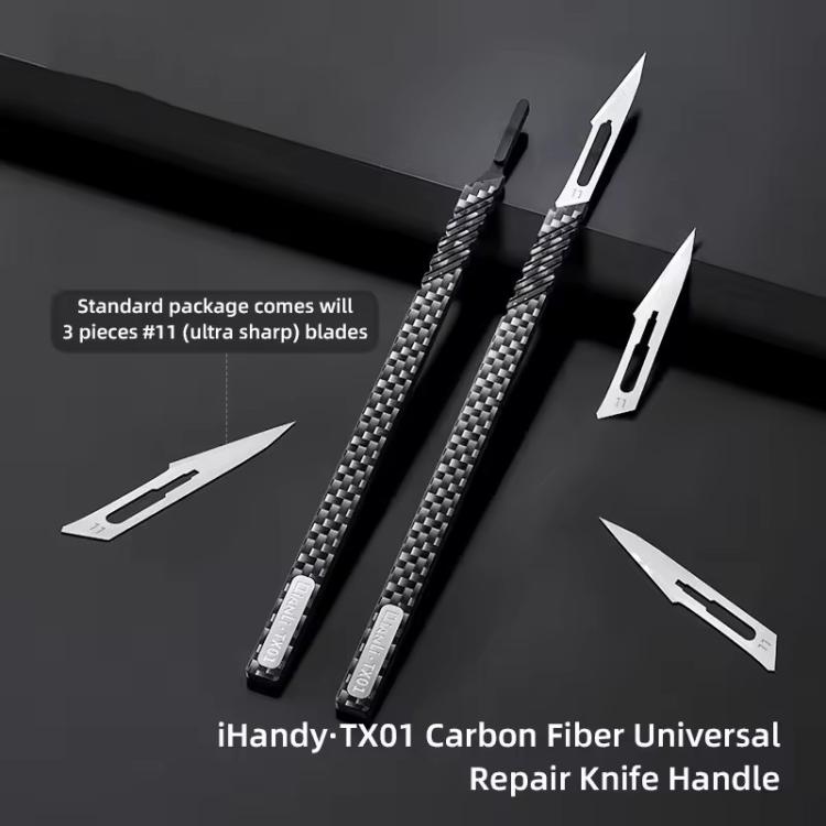 Mango cuchillo Universal QianLi TX01 de fibra de carbono antiestático