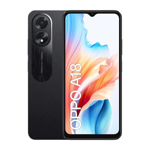 Oppo A18 4Gb/128Gb Negro (Glowing Black) Dual SIM Cph2591 - MOVILSTORE