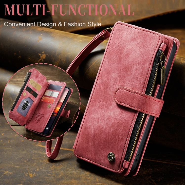 Para iPhone 15 Caseme C30 Funda de Cuero Multifuncional para Teléfono (Rojo) - MOVILSTORE
