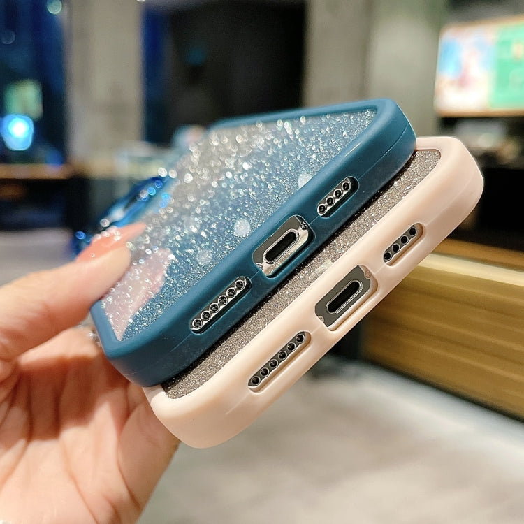 Para iPhone 15 Estuche de Acrílico para Teléfono con Galvanoplastia con Brillo Degradado (Verde) - MOVILSTORE