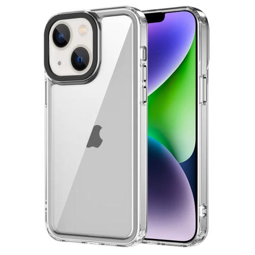 Para iPhone 15 Estuche para Teléfono Acrílico Transparente + TPU a Prueba de Golpes (Transparente) - MOVILSTORE